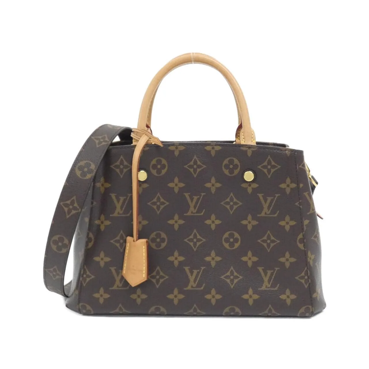LOUIS VUITTON Montaigne M41055 Handbag Monogram Black