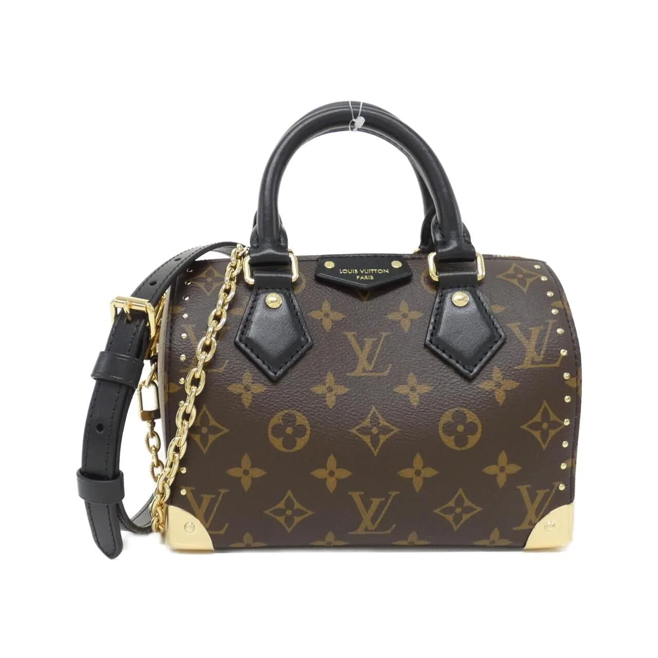 LOUIS VUITTON Speedy M13146 Boston Monogram Black