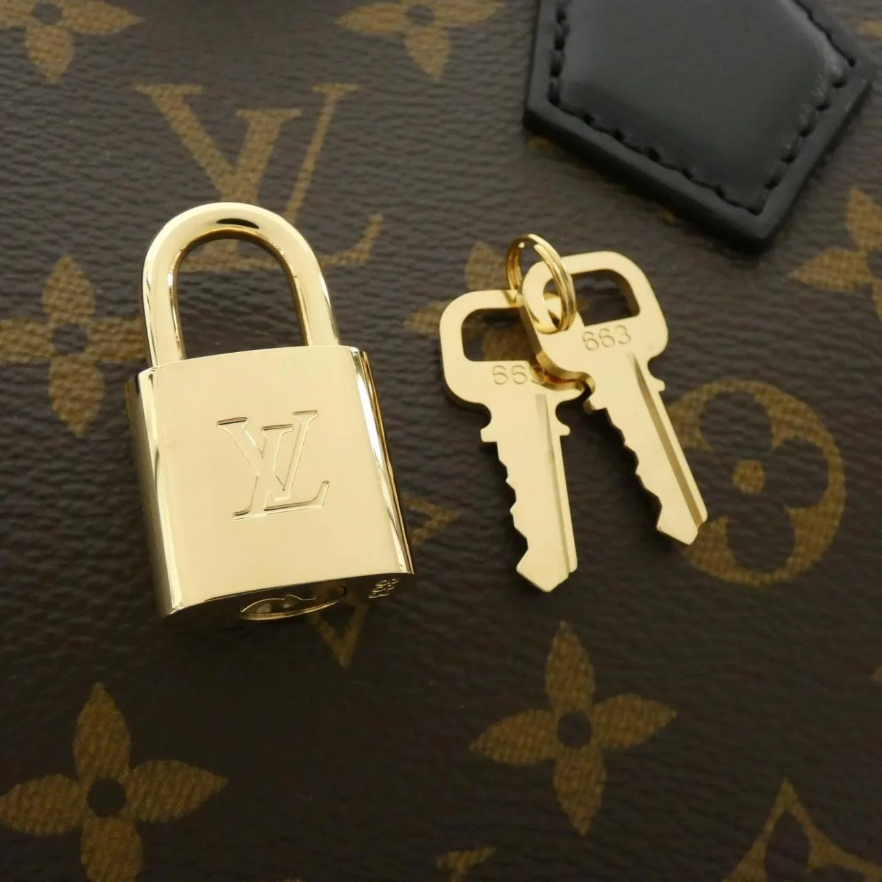 LOUIS VUITTON Speedy M13146 Boston Monogram Black Monogram Rank A - Thumbnail 4