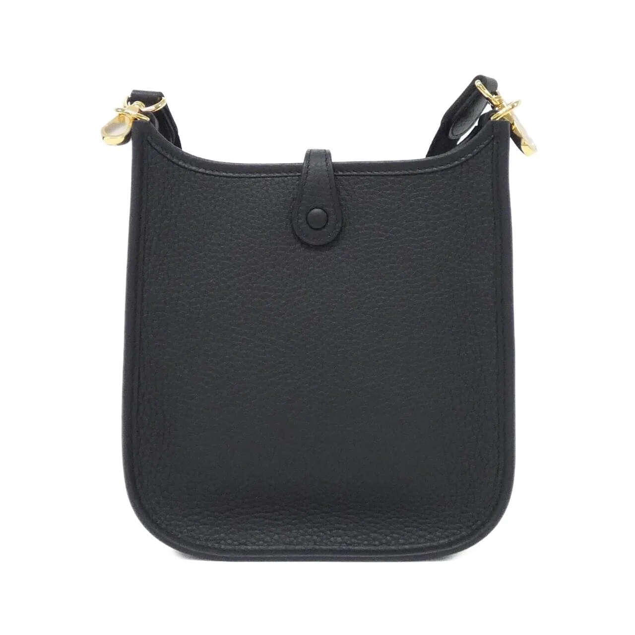 HERMES Evelyne 069426CC Shoulder Clemence Black Clemence Leather Unused - Thumbnail 2