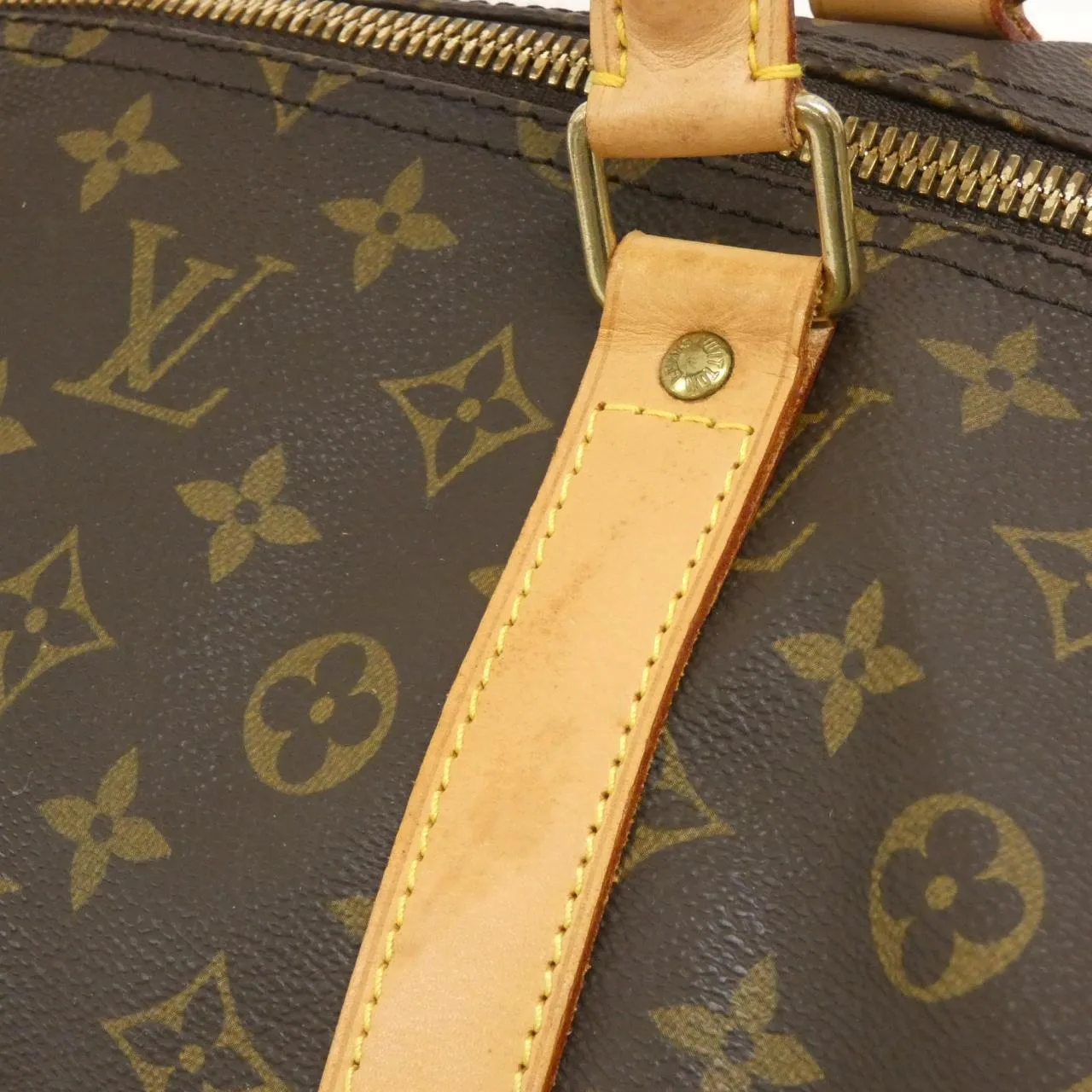 LOUIS VUITTON Keepall M41414 Boston Monogram Black Monogram Rank B - Thumbnail 6