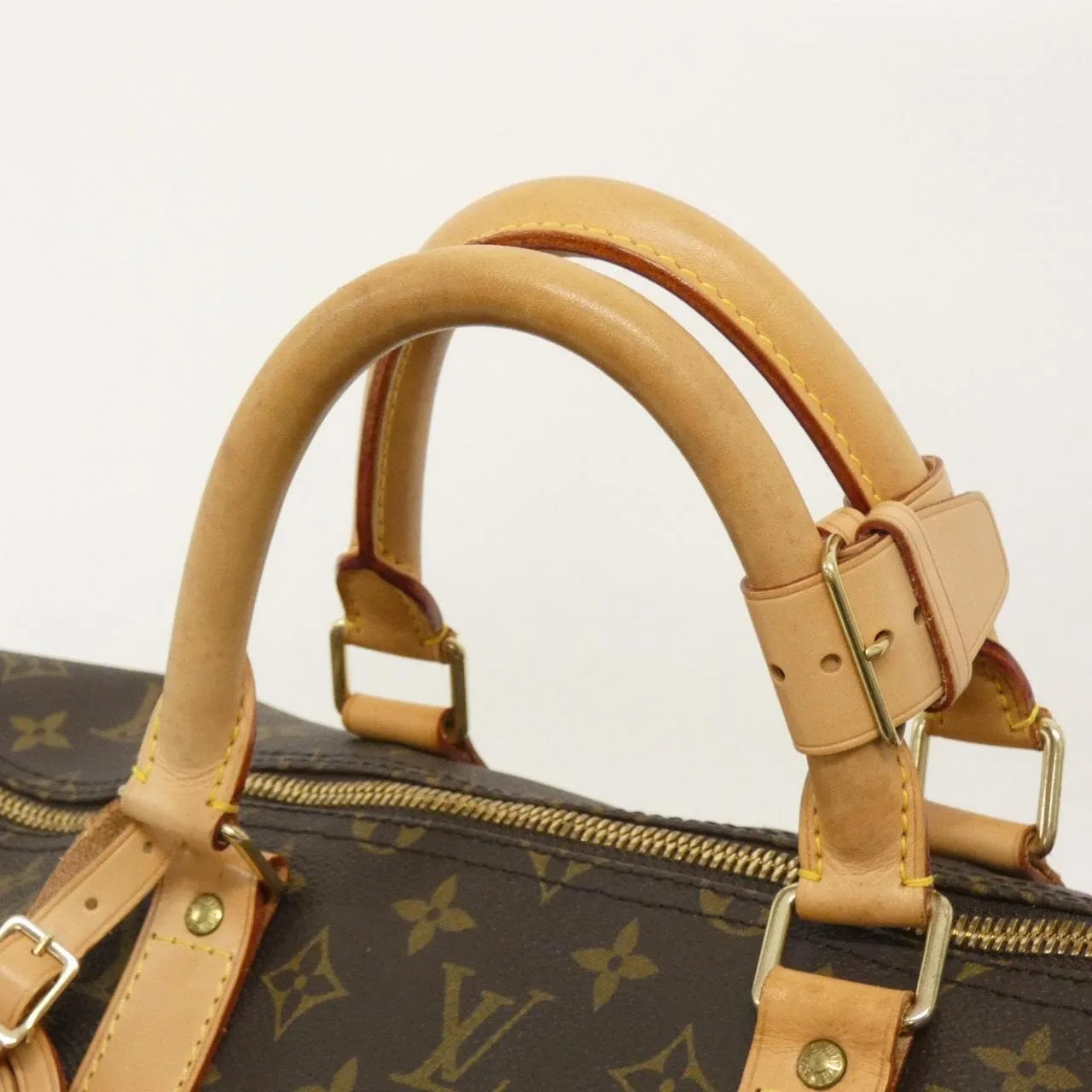 LOUIS VUITTON Keepall M41414 Boston Monogram Black Monogram Rank B - Thumbnail 8