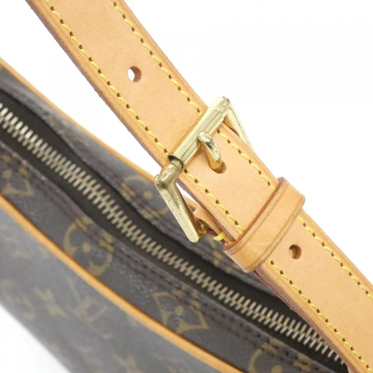 LOUIS VUITTON Pochette M51510 Shoulder Monogram Black Monogram Rank A - Thumbnail 5