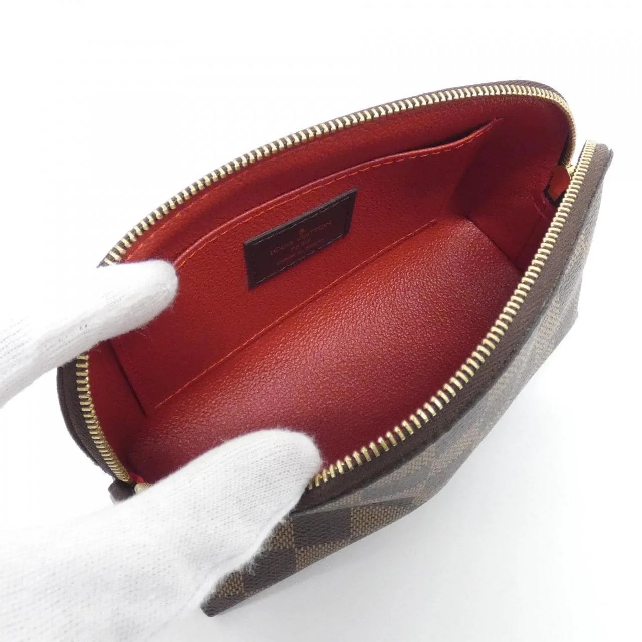 LOUIS VUITTON Pochette N47516 Pouch Damier Black Damier Rank A - Thumbnail 6
