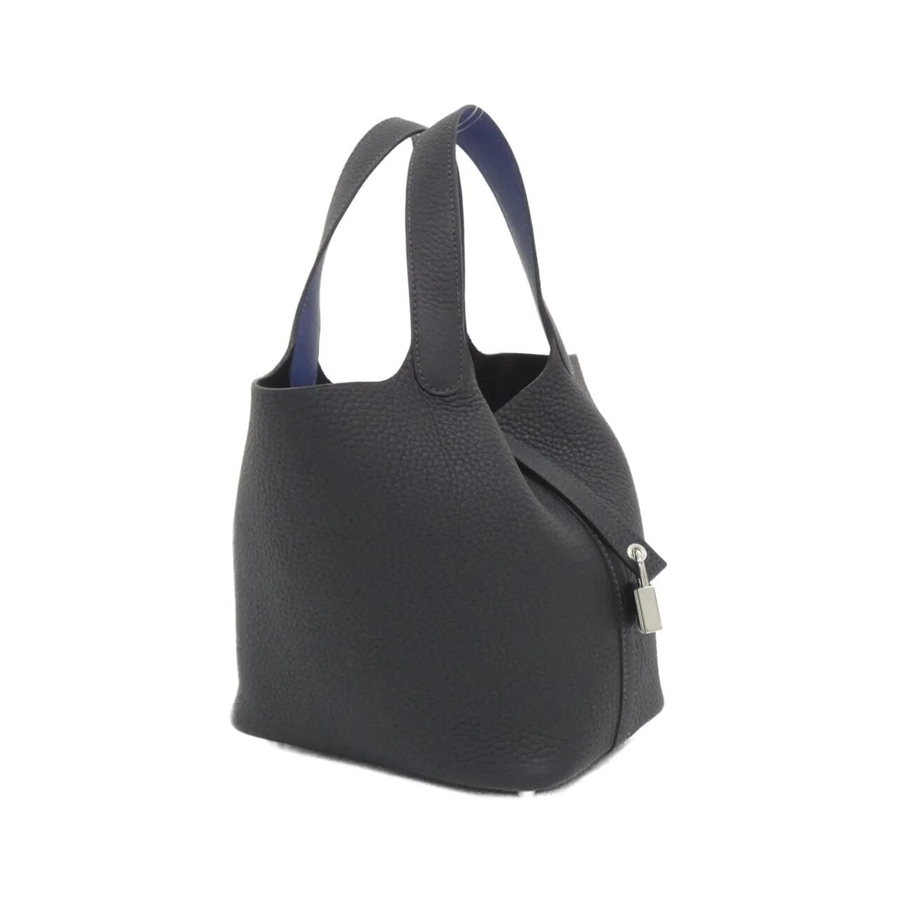 HERMES Picotin 069560CK Handbag Clemence Blue