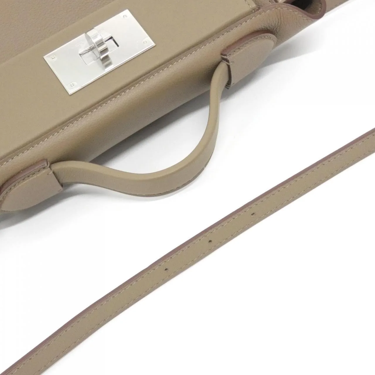 HERMES In-the-Loop 082153CK Handbag Swift Etoupe Swift Leather Unused - Thumbnail 4