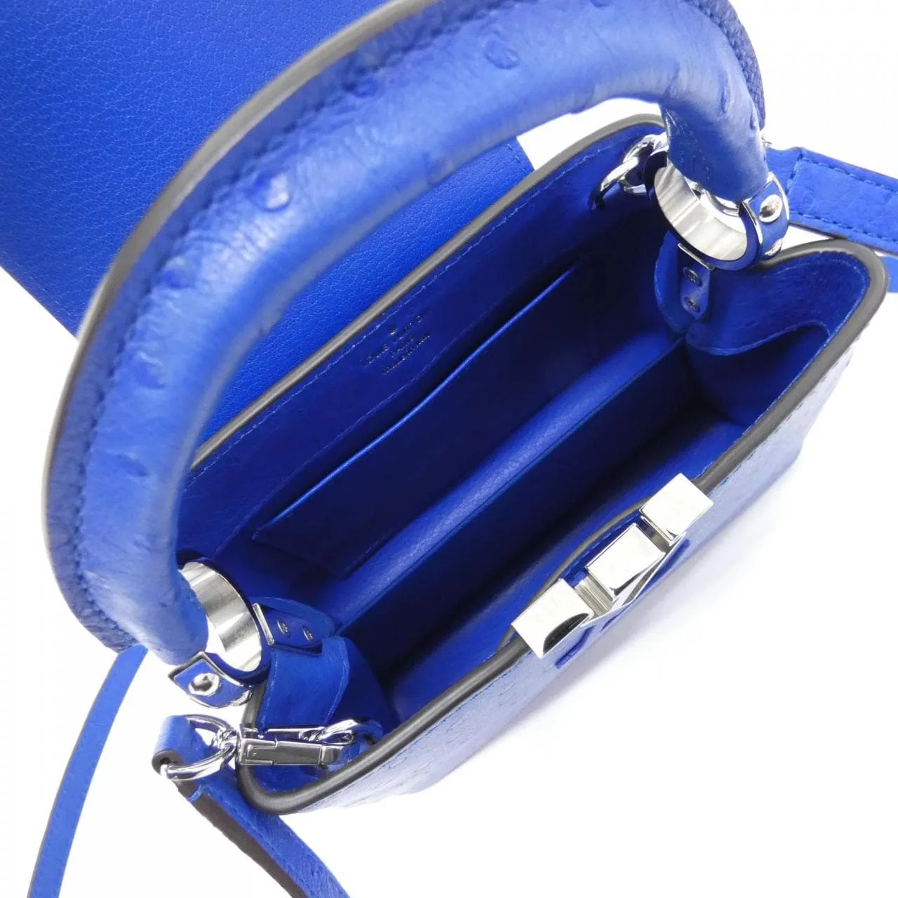 LOUIS VUITTON Capucines Handbag Leather Black Leather Rank A - Thumbnail 5