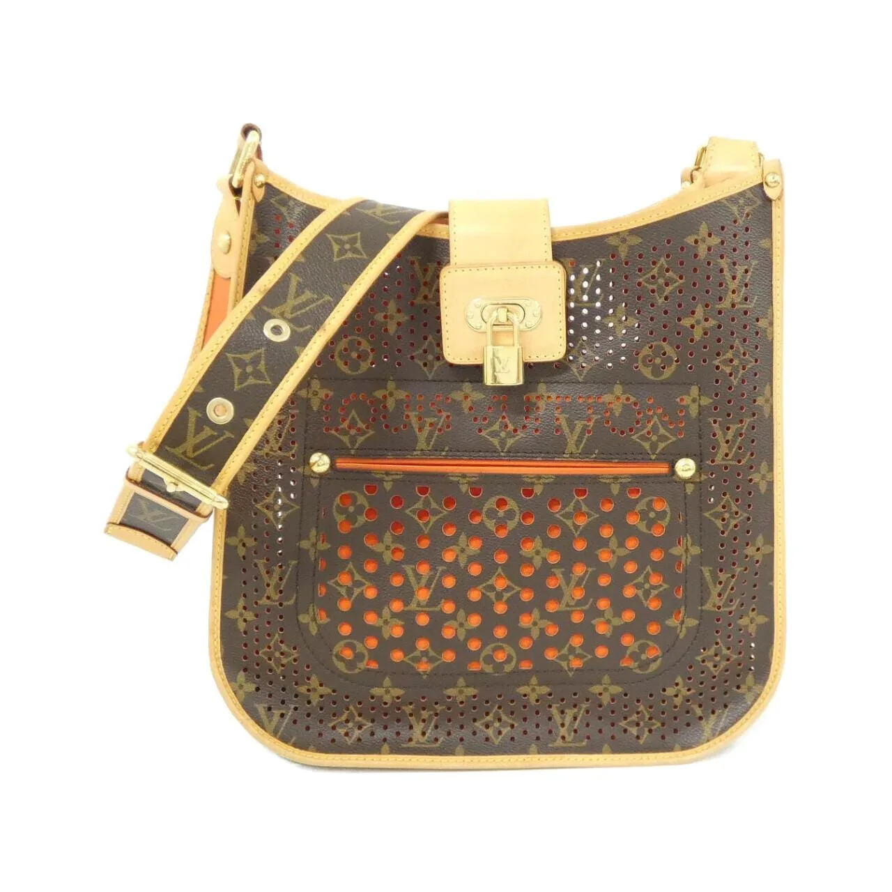 LOUIS VUITTON Musette M95174 Shoulder Monogram Orange