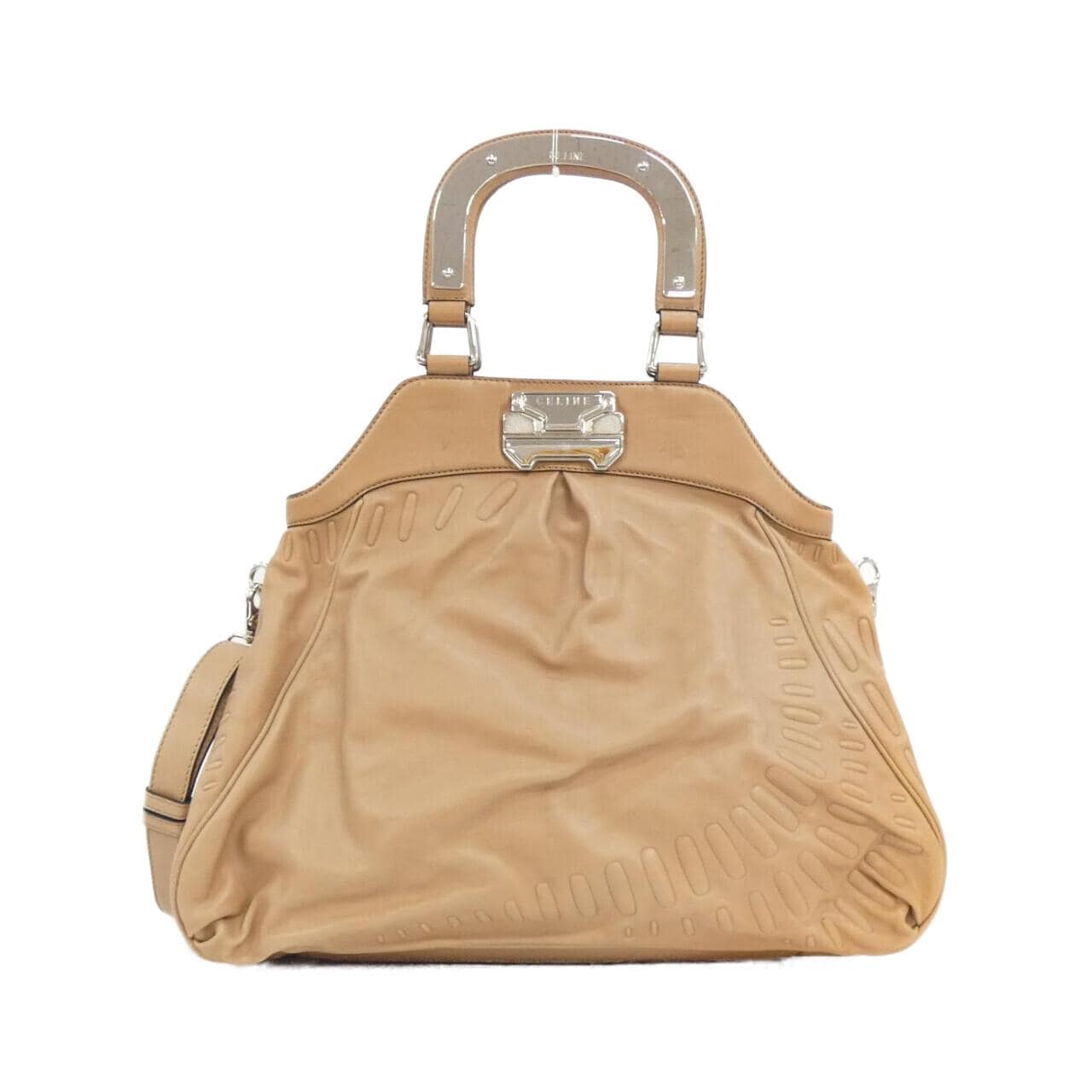 CELINE Handbag Leather