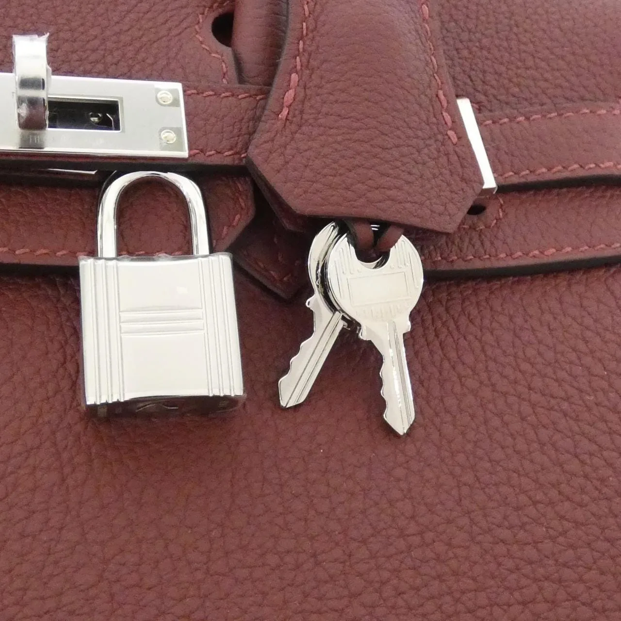 HERMES Birkin 041344CK Handbag Togo 4
