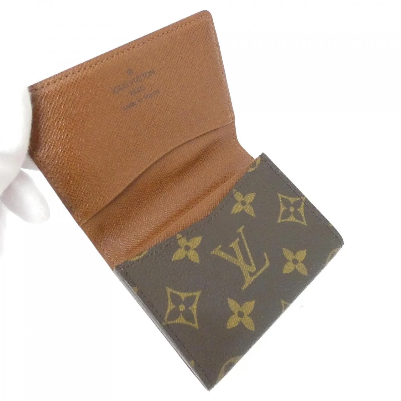 LOUIS VUITTON M62920 Card Case Monogram Black Monogram Rank B - Thumbnail 4
