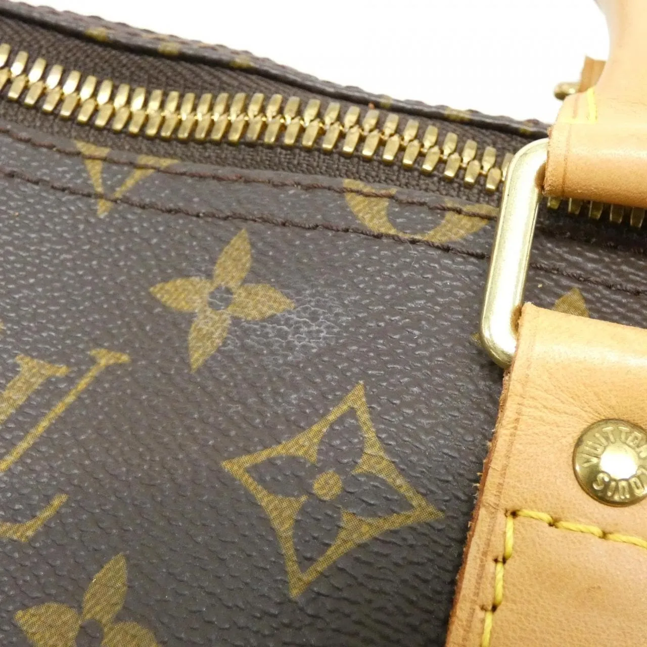 LOUIS VUITTON Keepall M41414 Boston Monogram Black Monogram Rank A - Thumbnail 4