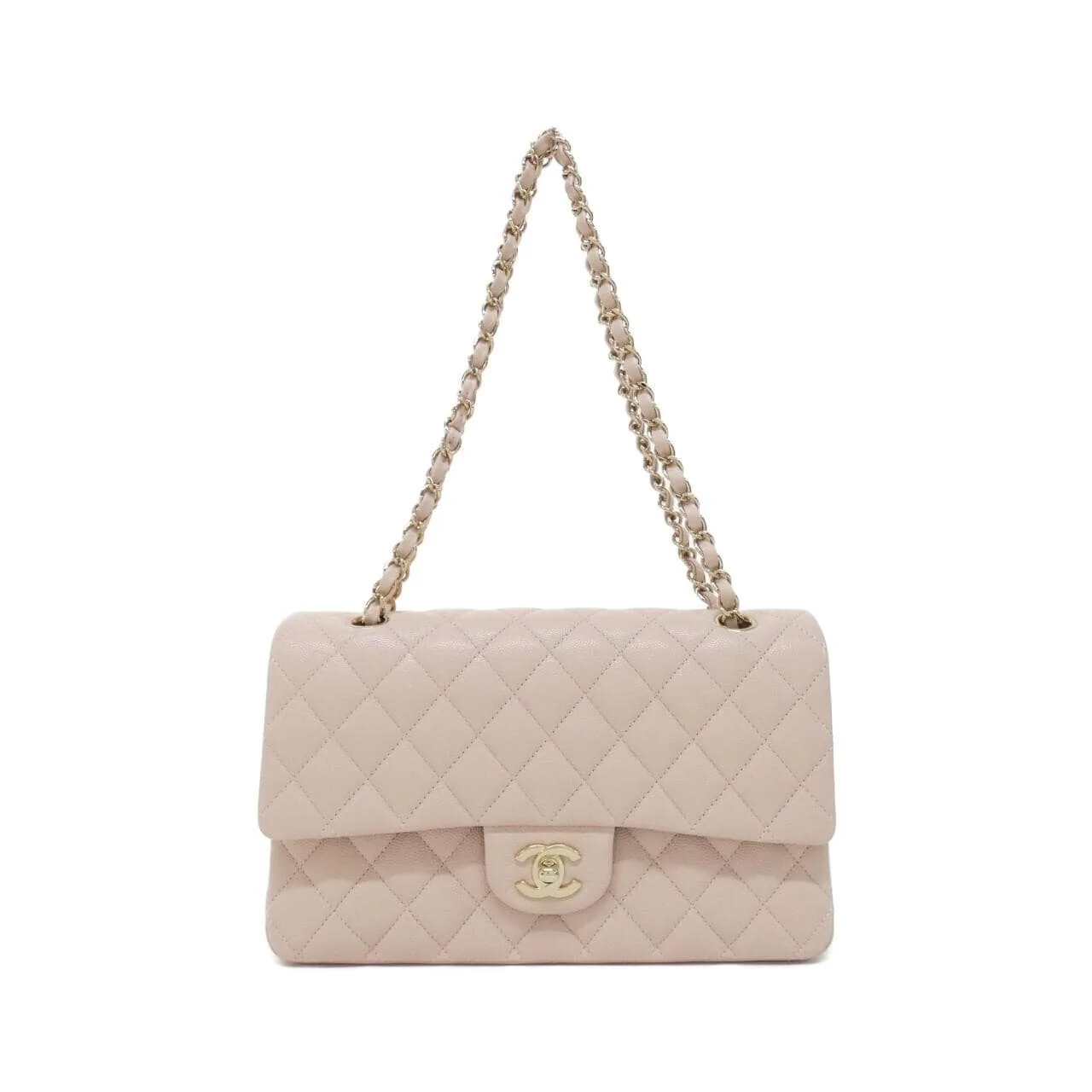 CHANEL Matelasse 1112 Shoulder Grained Calfskin
