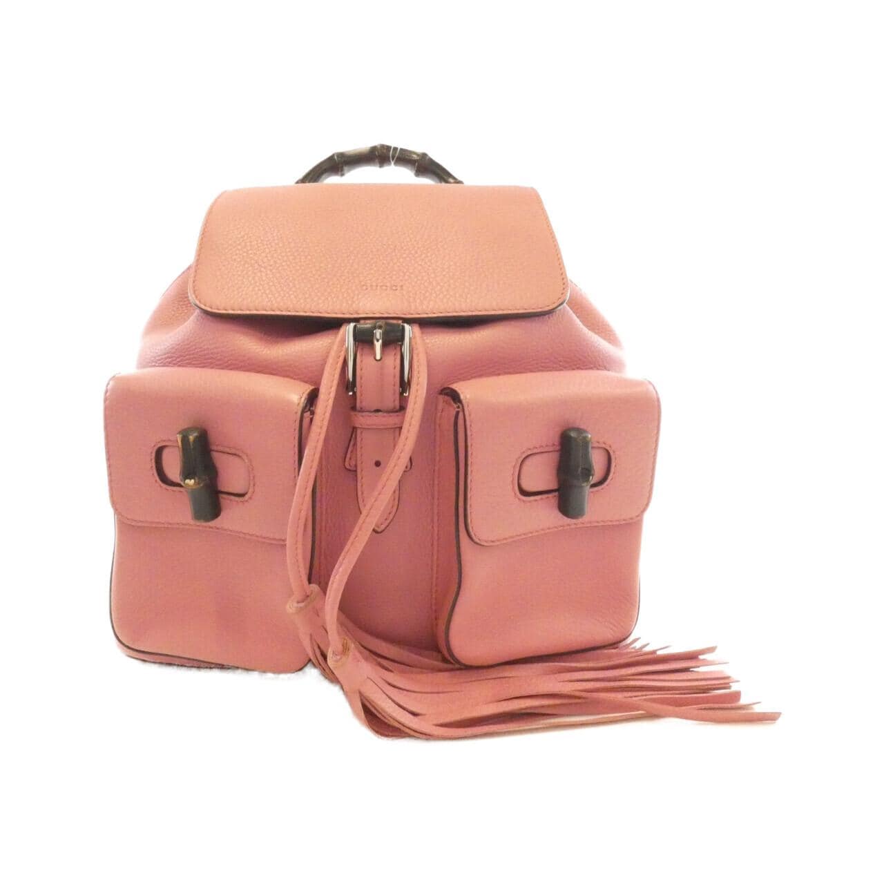 GUCCI Bamboo Daily 370833 A7M0N Backpack Leather