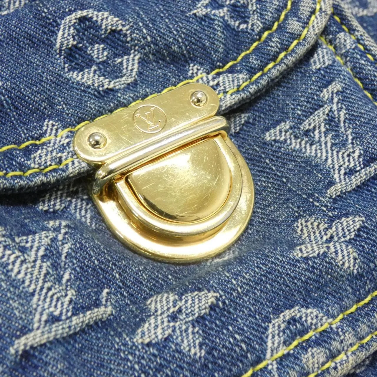 LOUIS VUITTON M95048 Shoulder Monogram Blue Monogram Rank A - Thumbnail 4