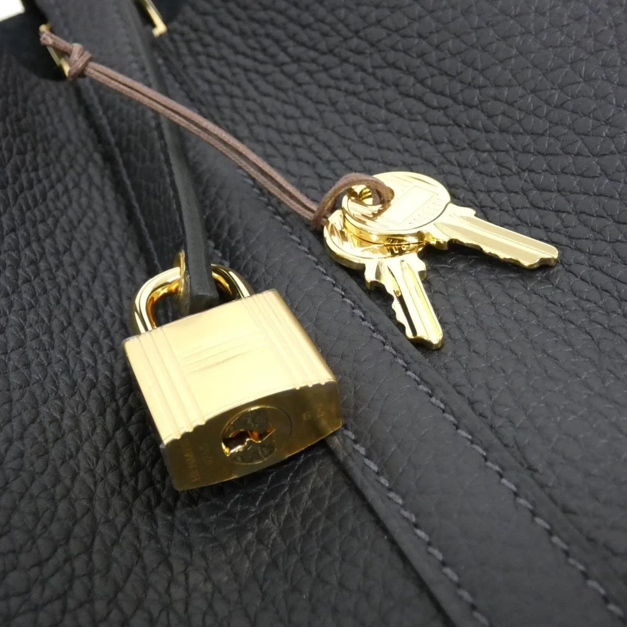HERMES Picotin 056289CC Handbag Clemence Clemence Leather Unused - Thumbnail 3