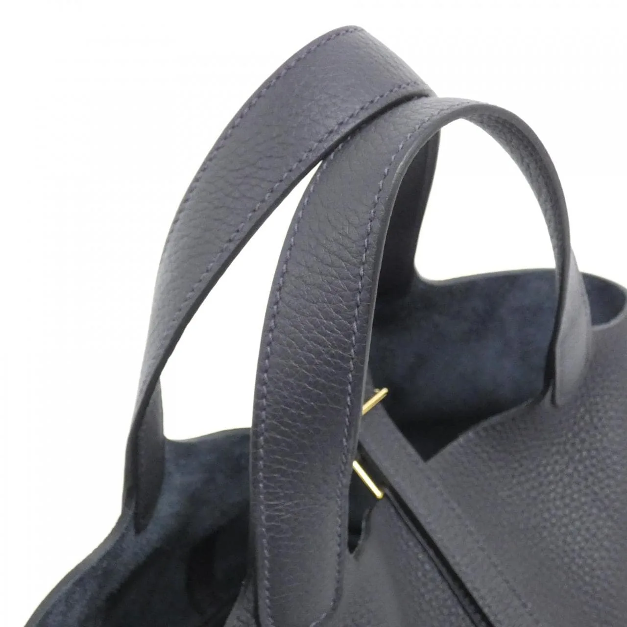 HERMES Picotin 056289CC Handbag Clemence Clemence Leather Unused - Thumbnail 4