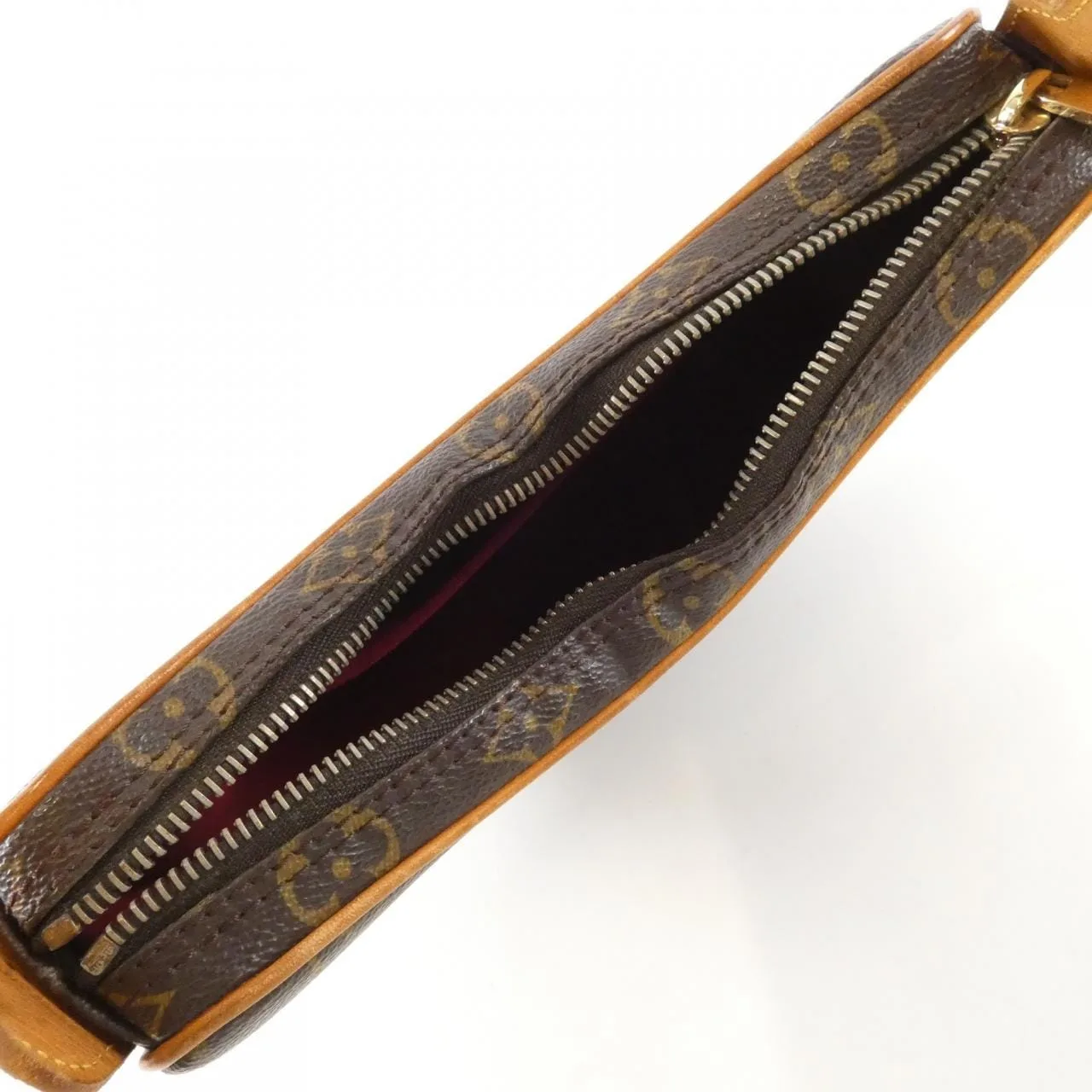 LOUIS VUITTON Pochette M51510 Shoulder Monogram Black Monogram Rank B - Thumbnail 9