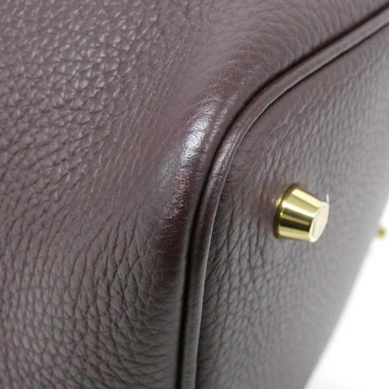 HERMES Picotin 060991CC Handbag Clemence Black Clemence Leather Rank A - Thumbnail 2