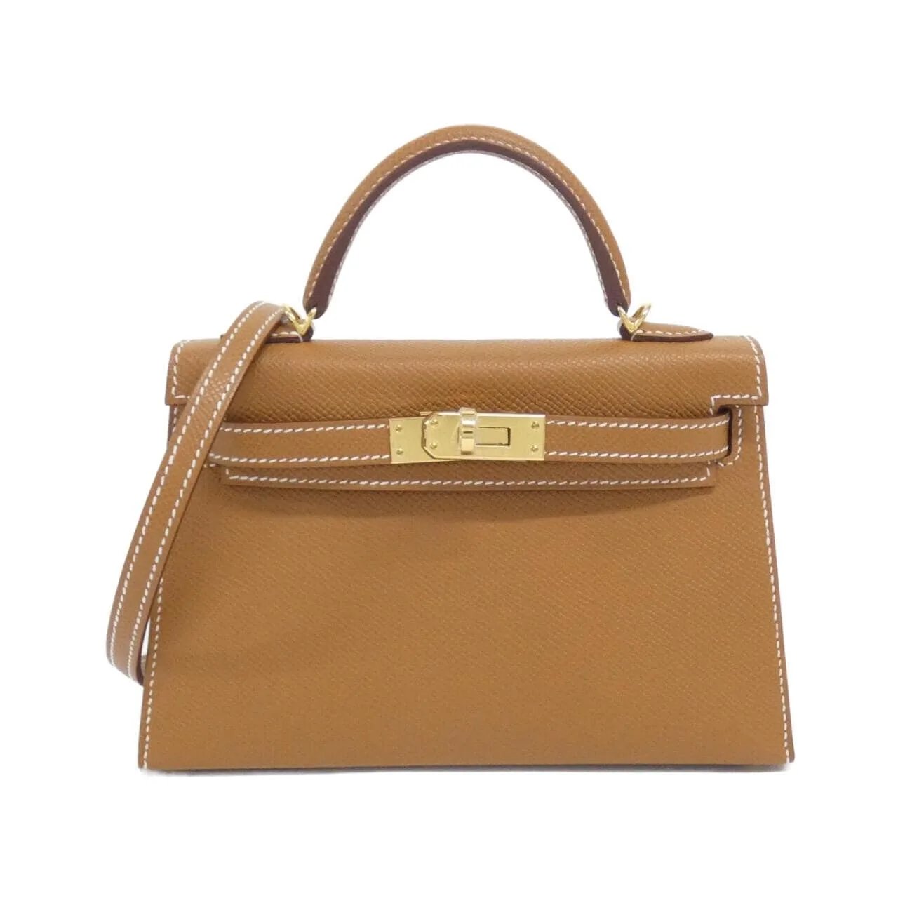 HERMES Kelly 071302CC Handbag Epsom Gold