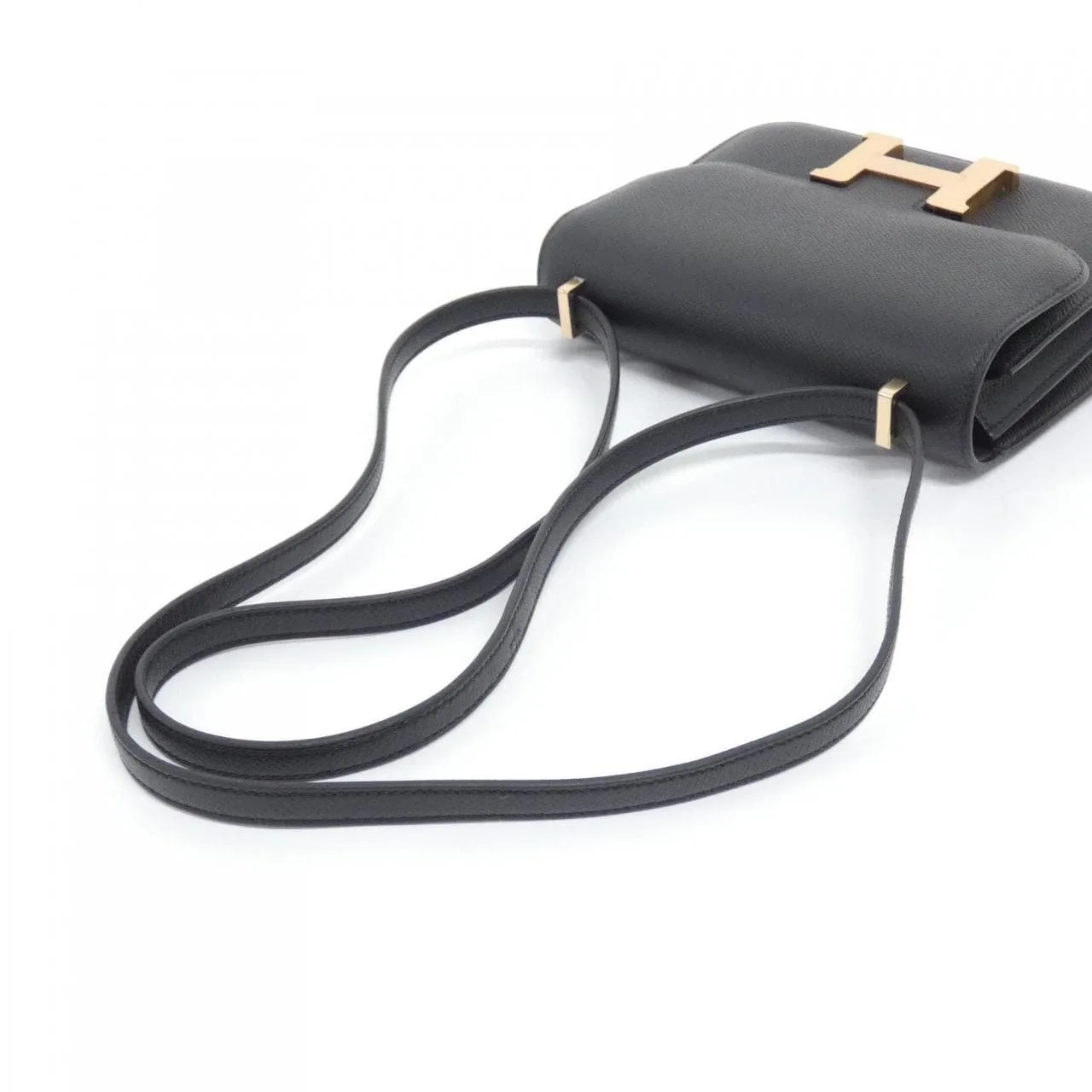 HERMES Constance 083905CD Shoulder Epsom Black Epsom Leather Rank A - Thumbnail 4