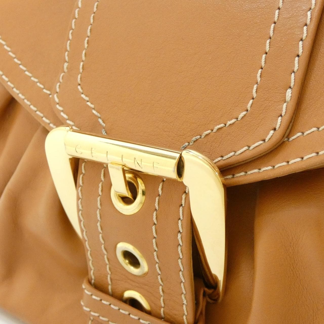 CELINE Shoulder Leather 4