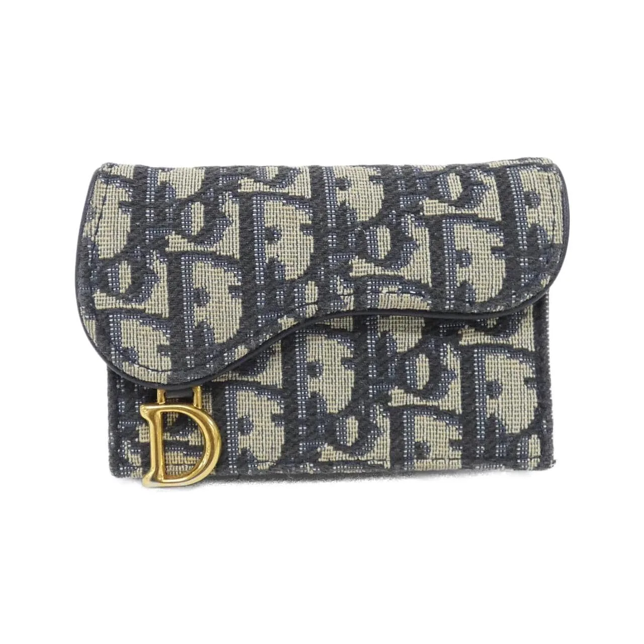 DIOR Saddle S5611CTZQ 卡片套 帆布