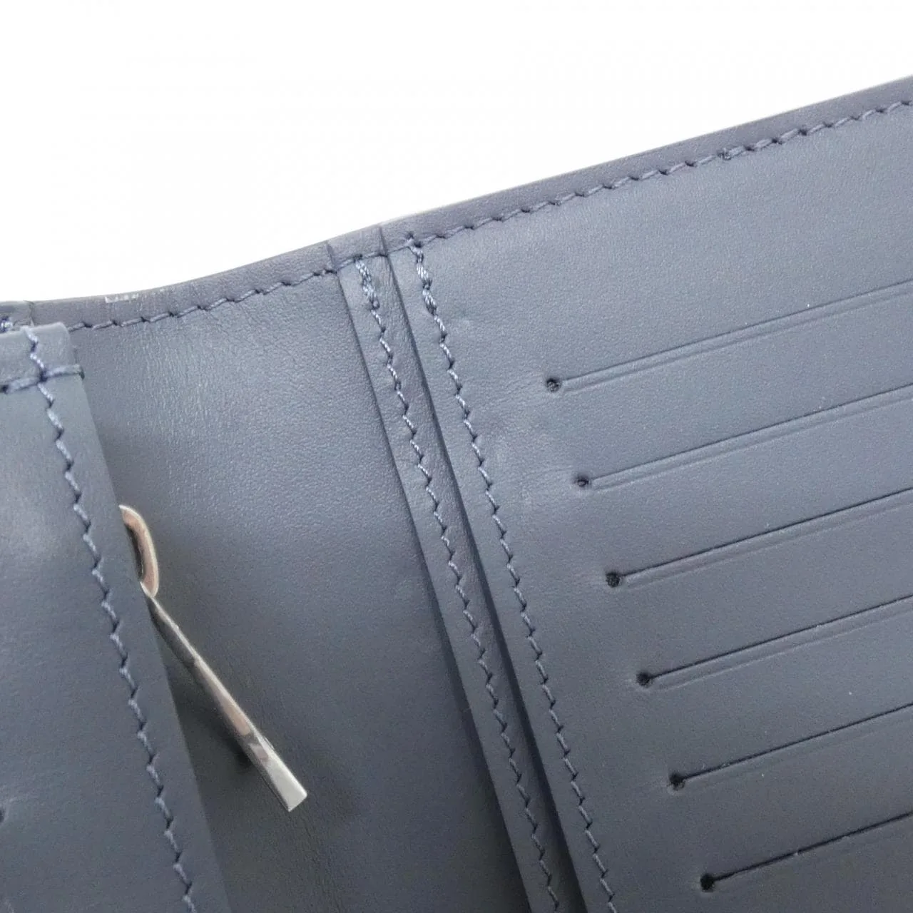 LOUIS VUITTON M25941 Wallet Lambskin Blue Lambskin Rank A - Thumbnail 5