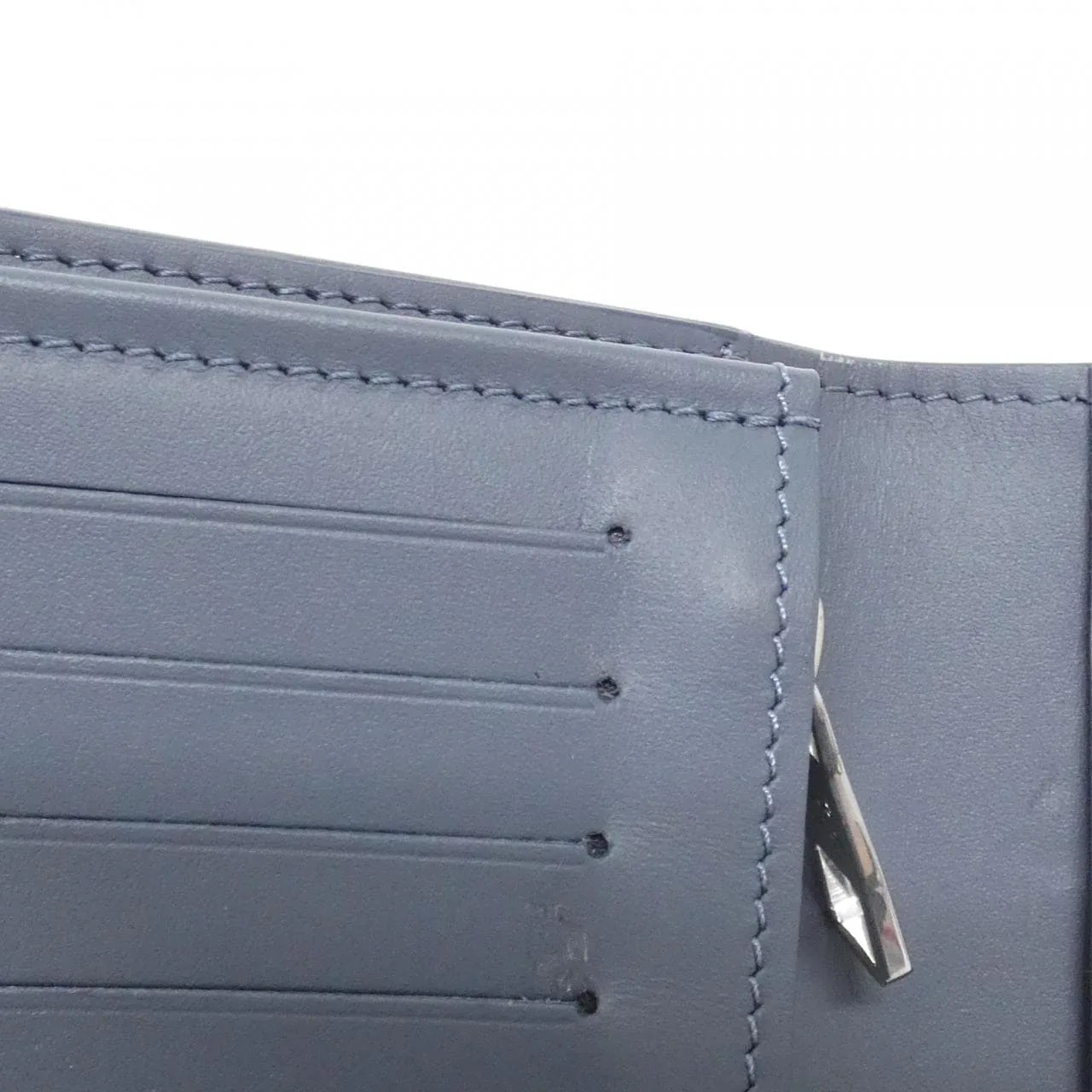 LOUIS VUITTON M25941 Wallet Lambskin Blue Lambskin Rank A - Thumbnail 6