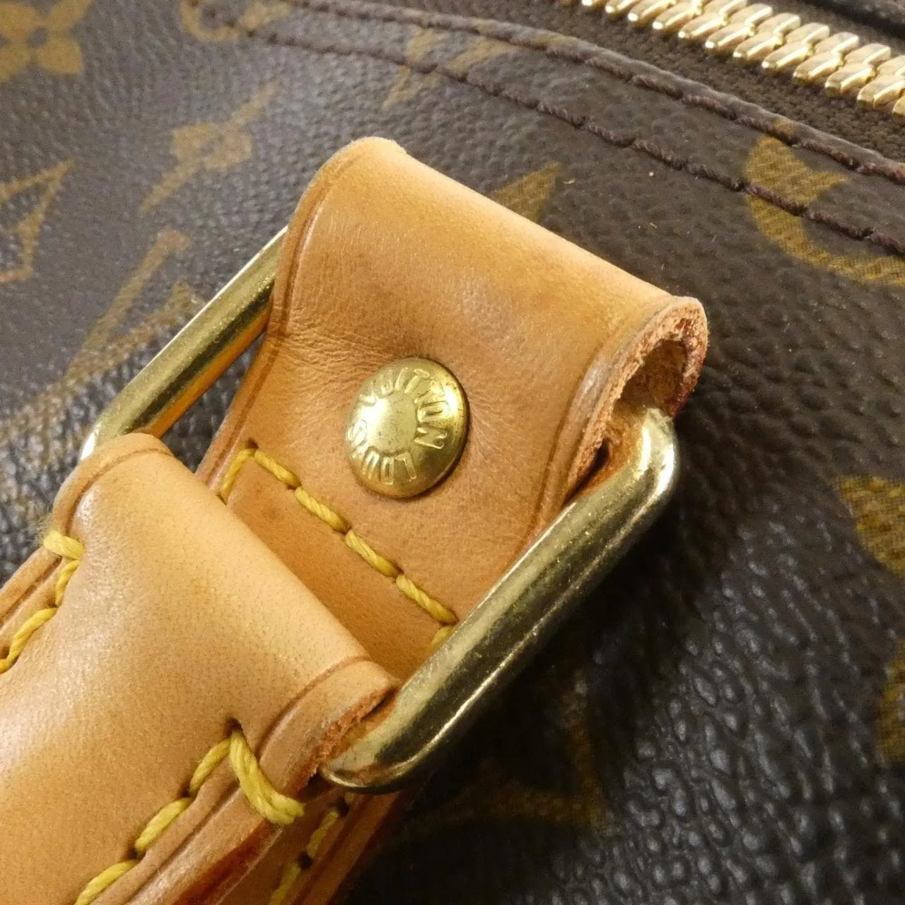 LOUIS VUITTON Keepall M41416 Boston Monogram Black Monogram Rank B - Thumbnail 5