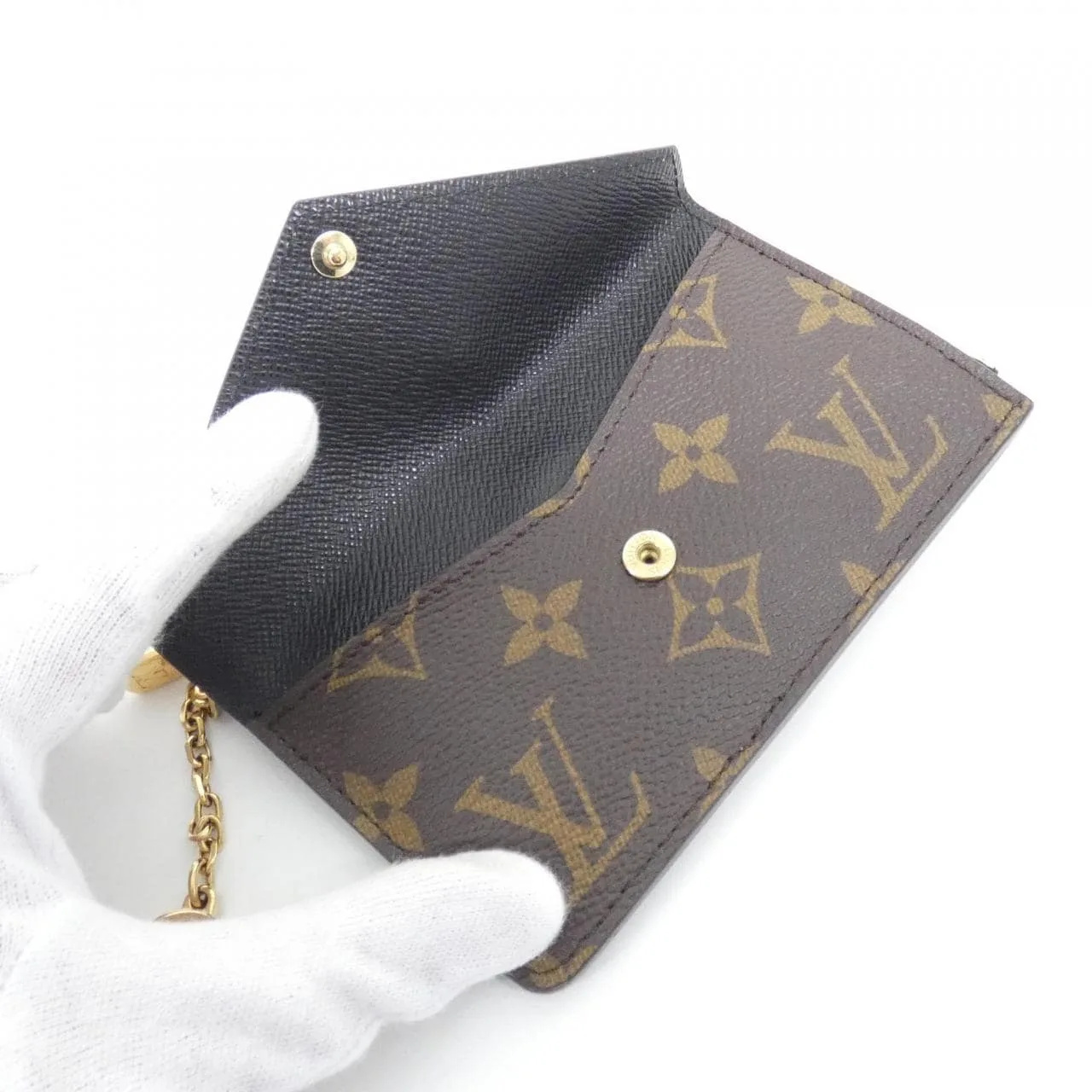 LOUIS VUITTON M81303 Coin Case Monogram Black Monogram Rank A - Thumbnail 9
