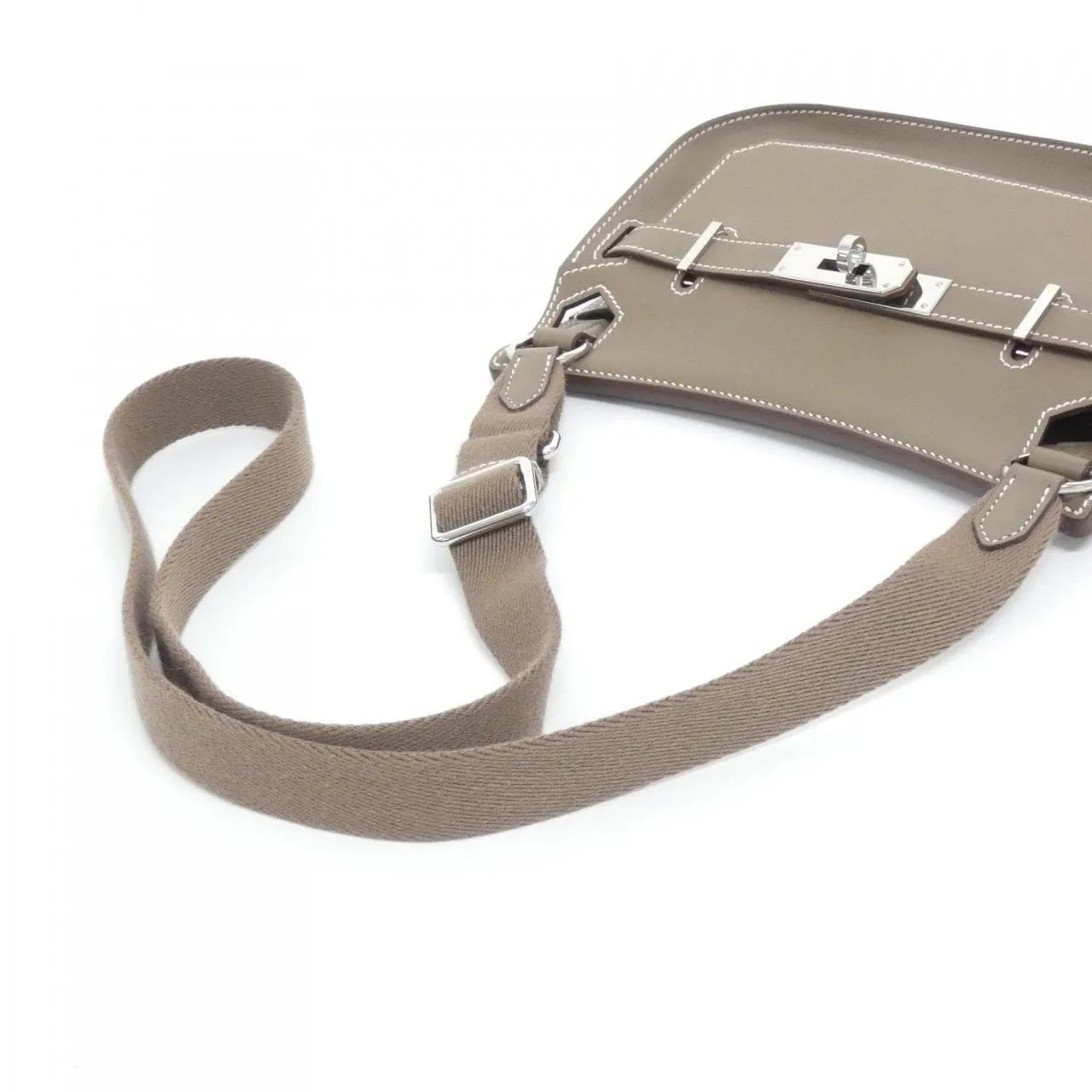 HERMES 083982CK Shoulder Swift Etoupe Swift Leather Rank A - Thumbnail 7
