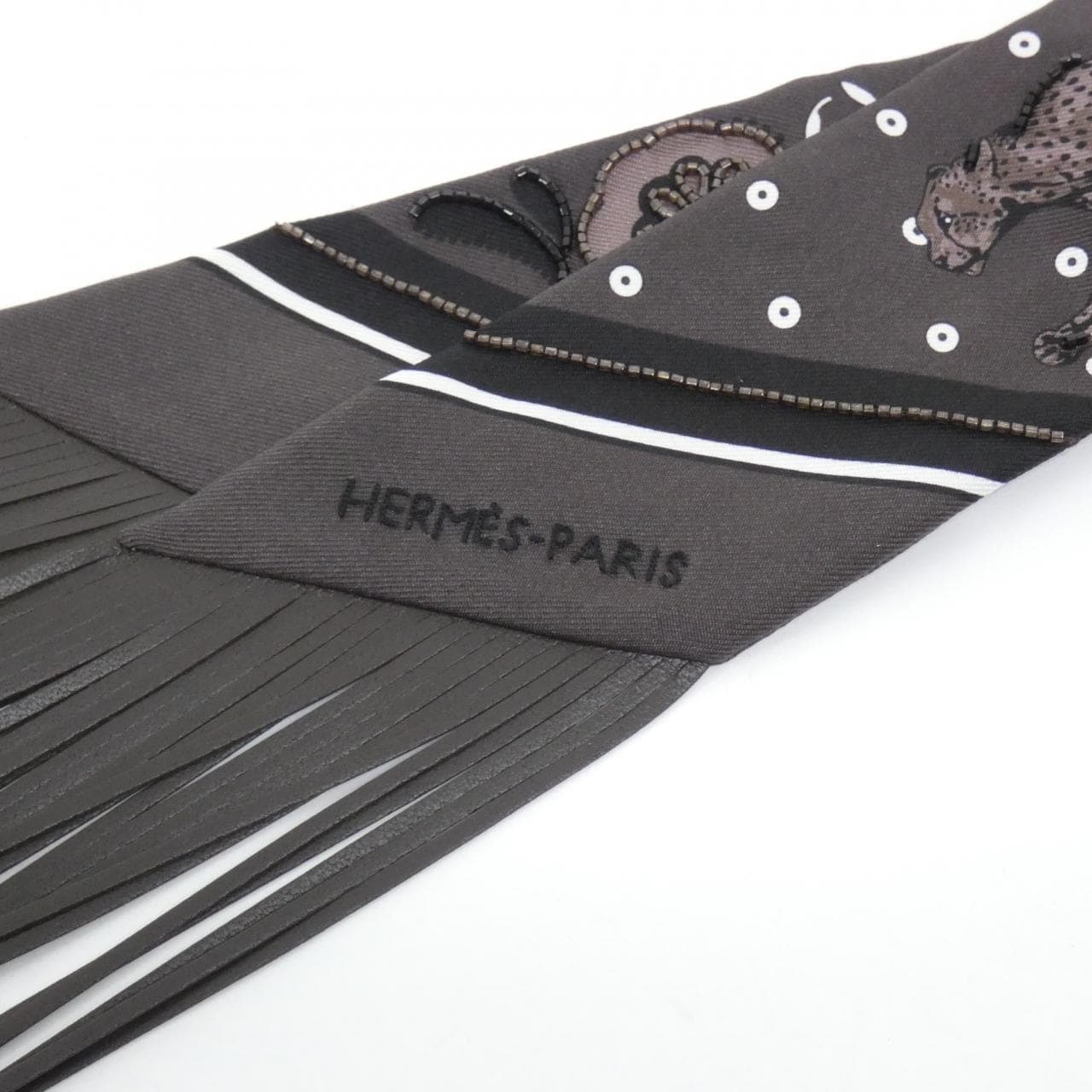 HERMES 854179S Scarf Lambskin 4