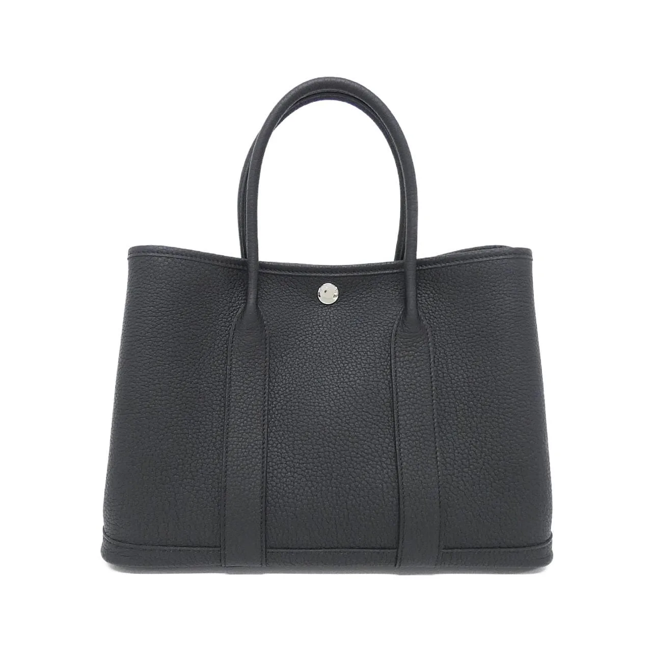 HERMES Garden Party 051568CK Tote Black