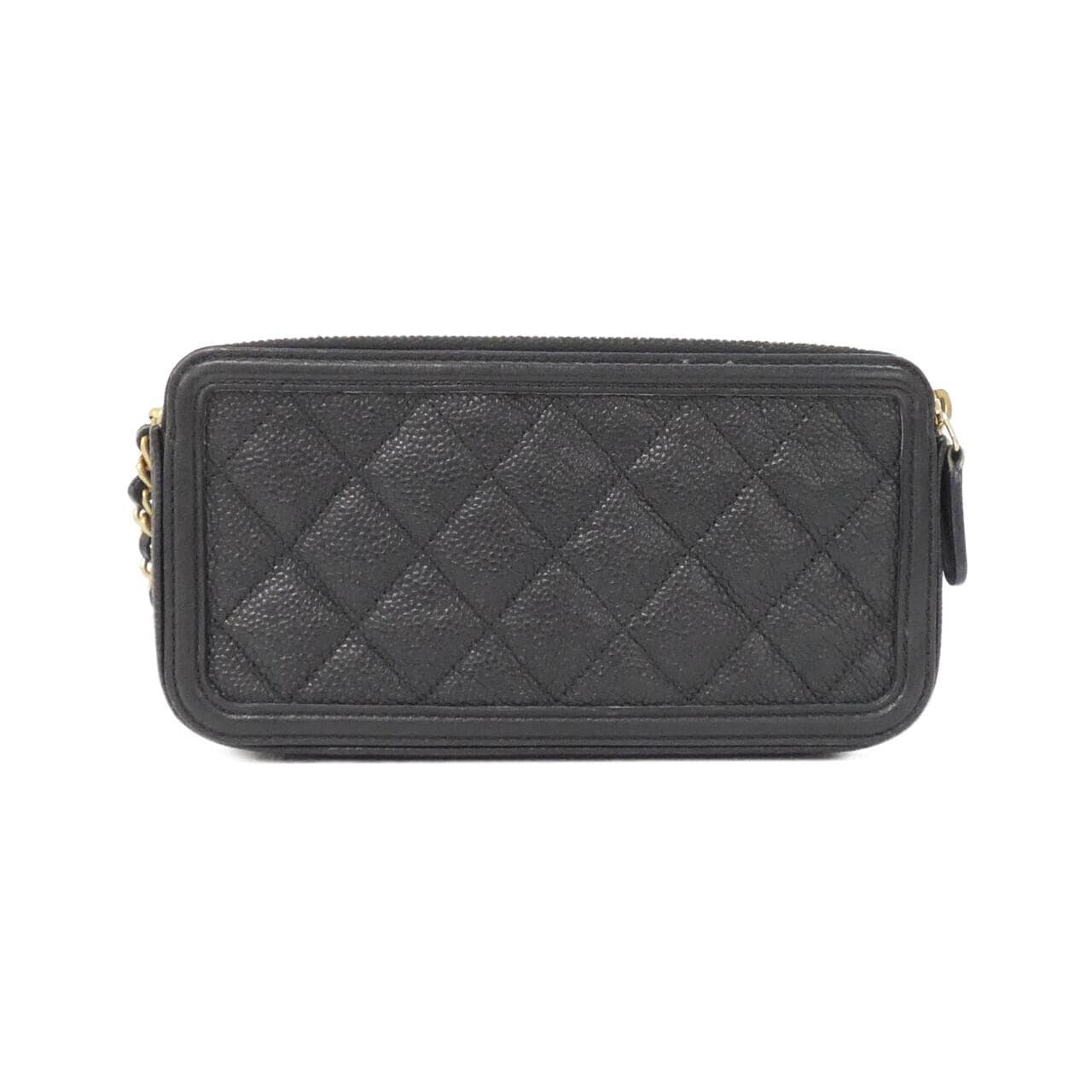 CHANEL 84450 Wallet Grained Calfskin 2