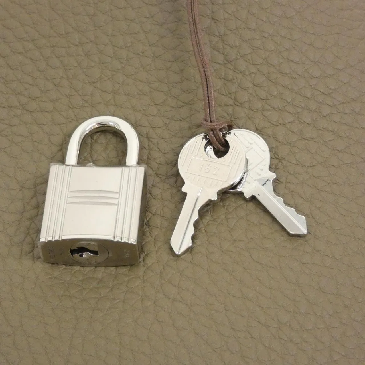HERMES Picotin 056289CK Handbag Clemence Etoupe Clemence Leather Unused - Thumbnail 3