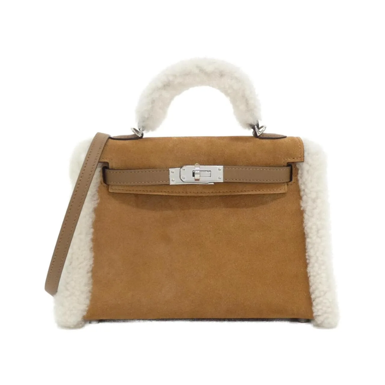 HERMES Kelly 084115CK Handbag Swift Black
