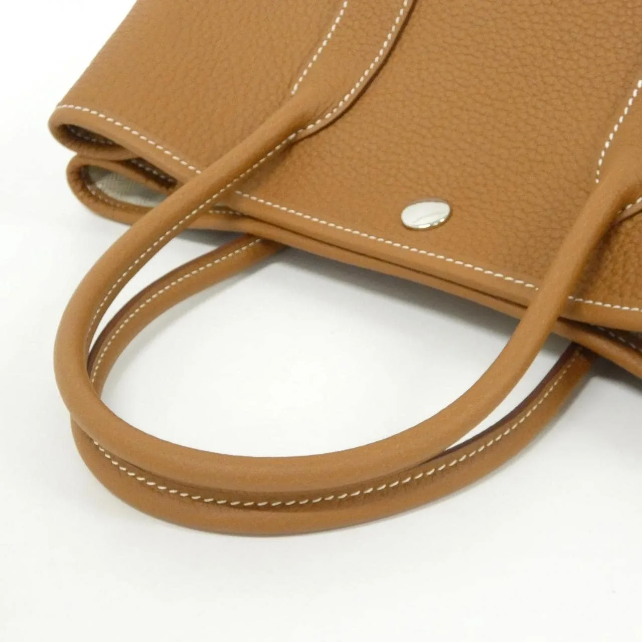 HERMES Garden Party 051568CK Tote Gold Unused - Thumbnail 3
