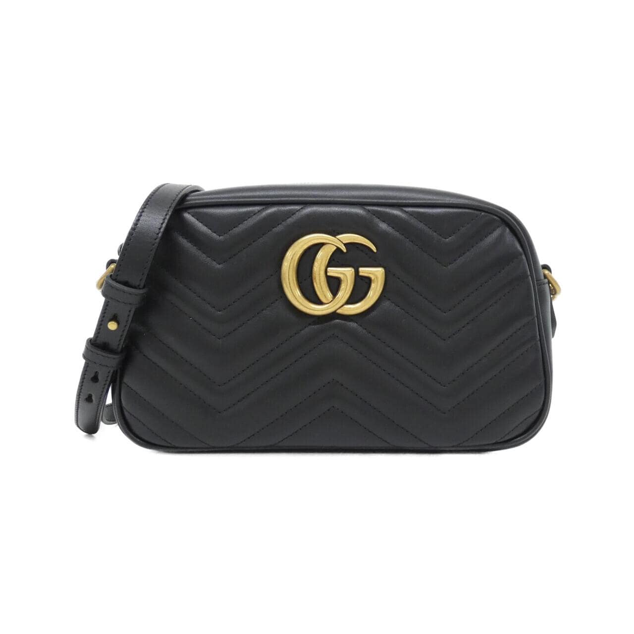 GUCCI Marmont 447632 DTD1T Shoulder Leather