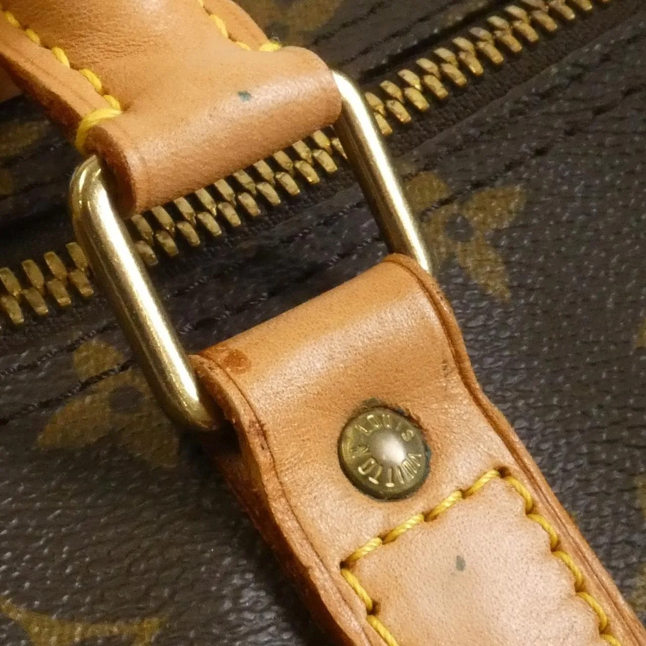 LOUIS VUITTON Keepall M41412 Boston Monogram Black Monogram Rank B - Thumbnail 5