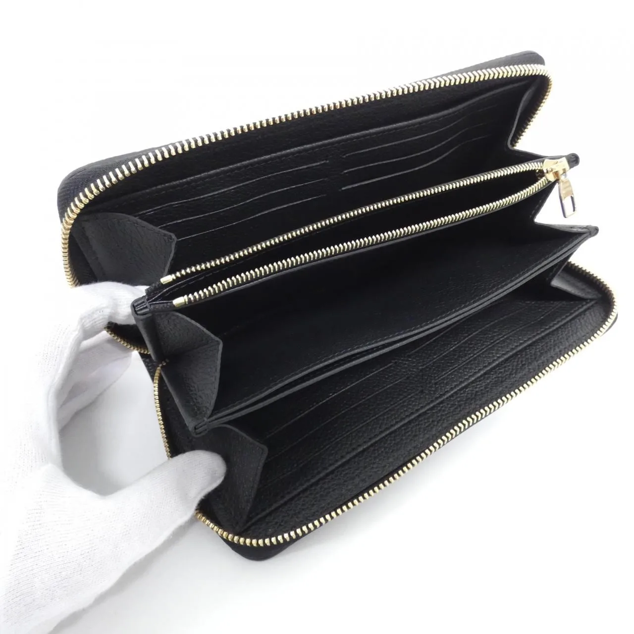 LOUIS VUITTON M28794 Wallet Monogram Black Monogram Rank A - Thumbnail 4