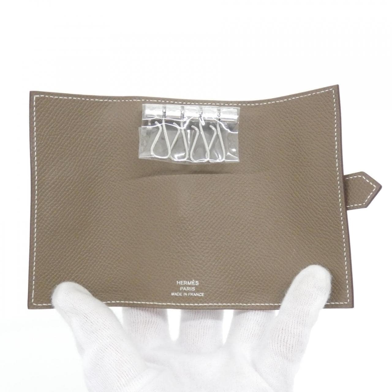 HERMES 047744CK Key Case Epsom 3