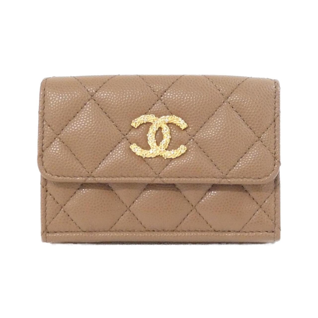 CHANEL AP5075 Wallet Grained Calfskin