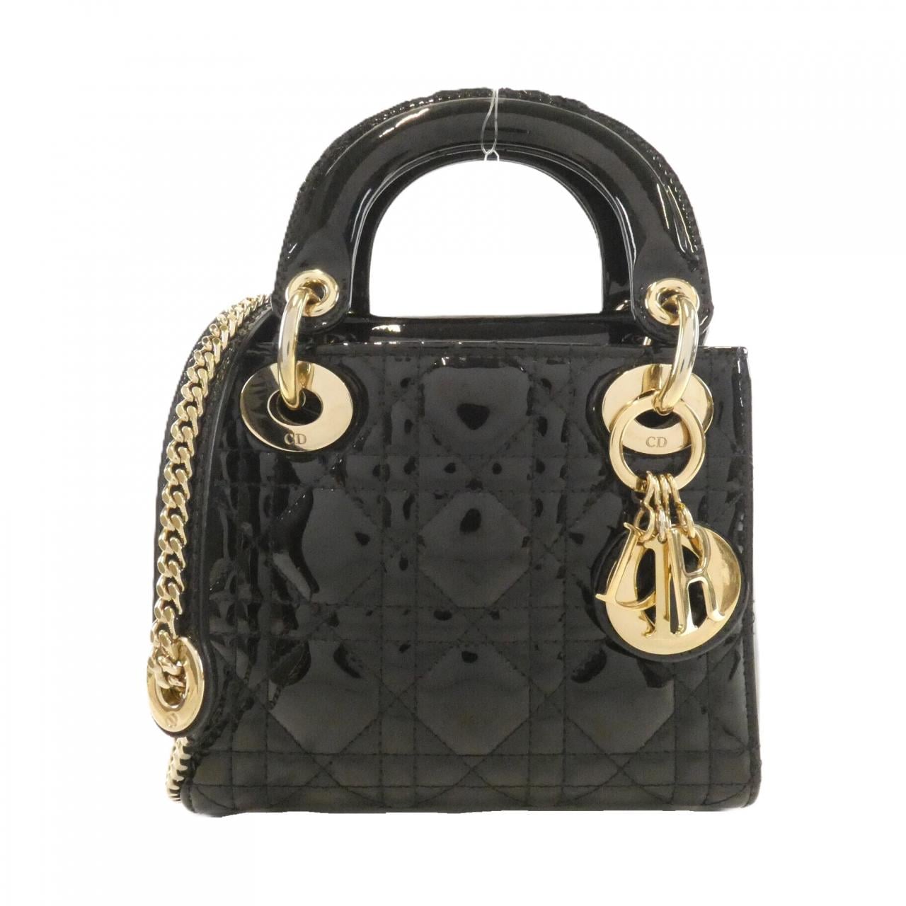 DIOR Lady Dior M0505OWCB Handbag Patent Leather