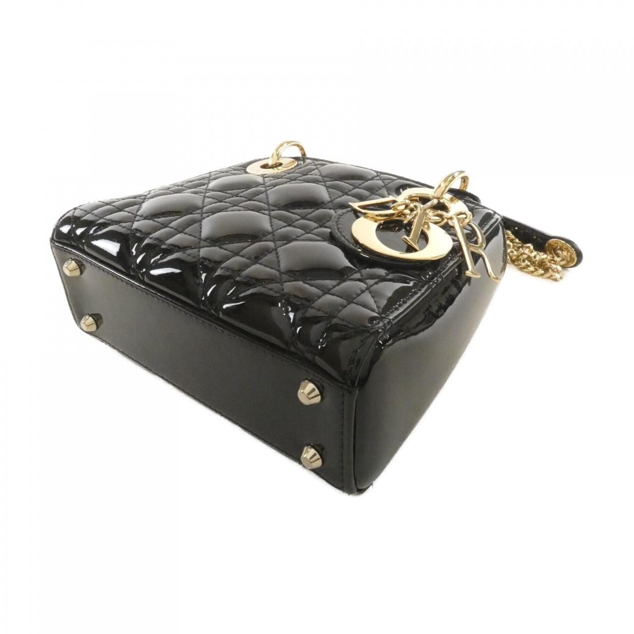 DIOR Lady Dior M0505OWCB Handbag Patent Leather 3