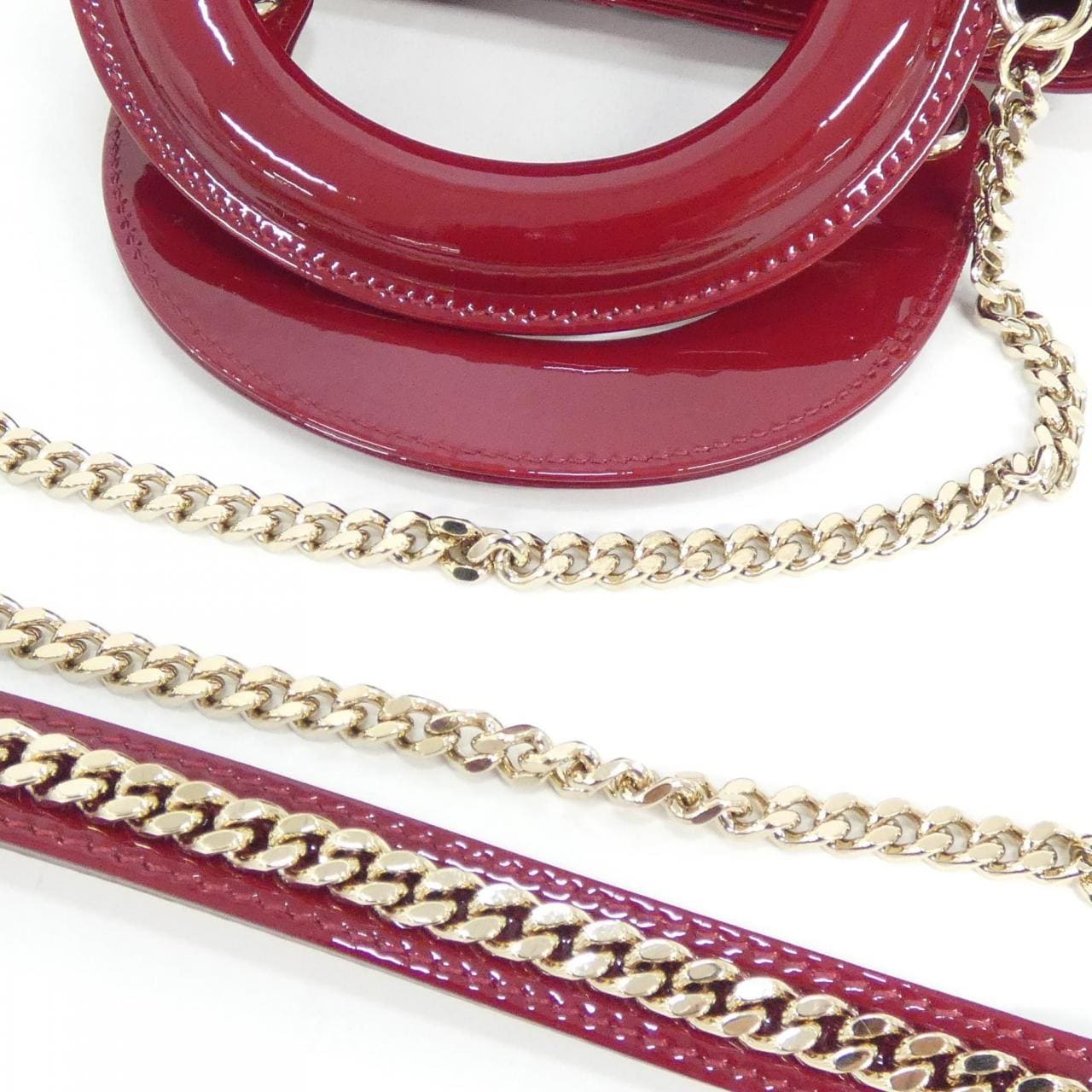 DIOR Lady Dior M0505OWCB Handbag Patent Leather 5