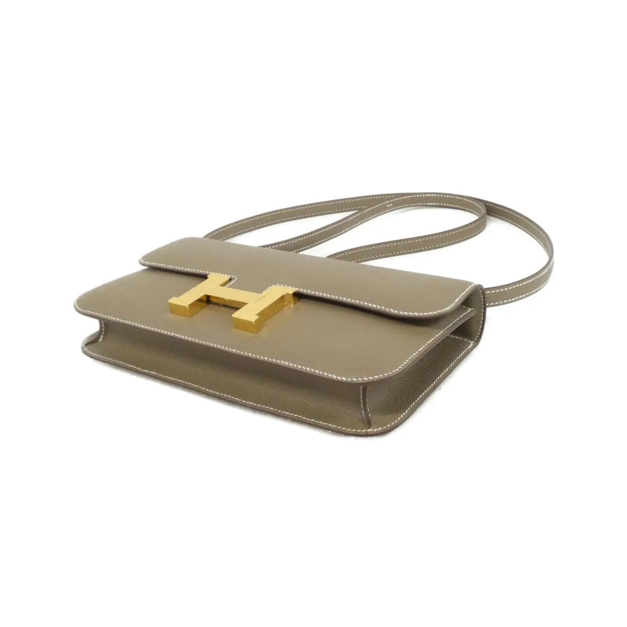 HERMES Constance 085425CC Shoulder Epsom Etoupe Epsom Leather Unused - Thumbnail 3