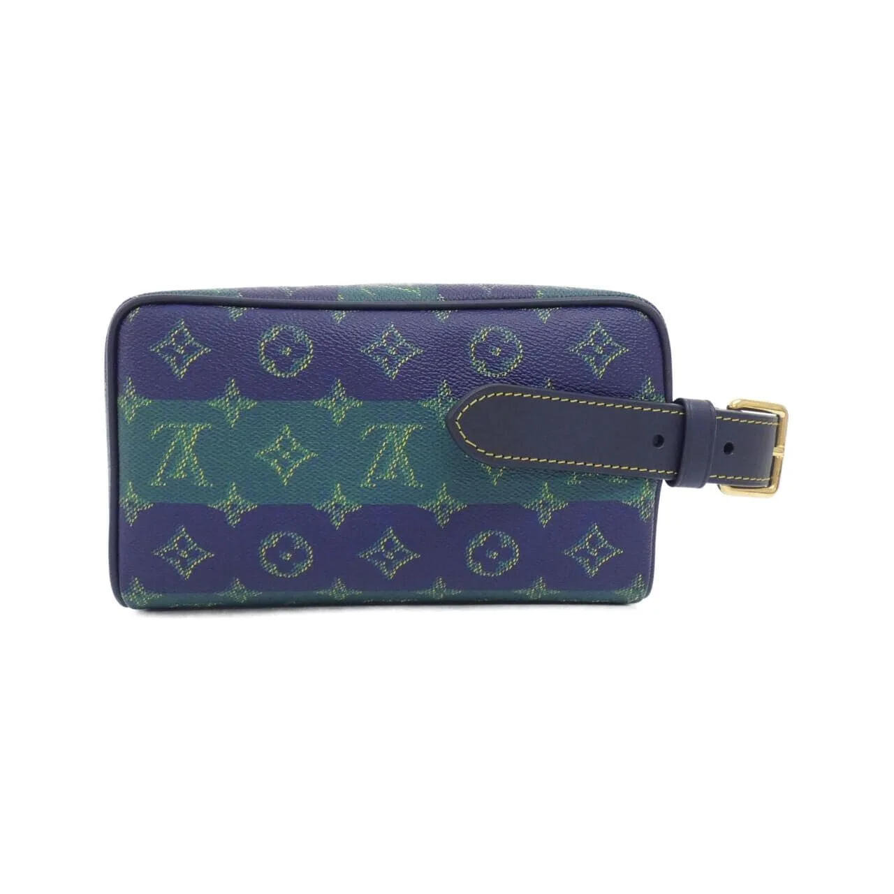 LOUIS VUITTON M25902 Pouch Monogram Blue Monogram Rank A - Thumbnail 2
