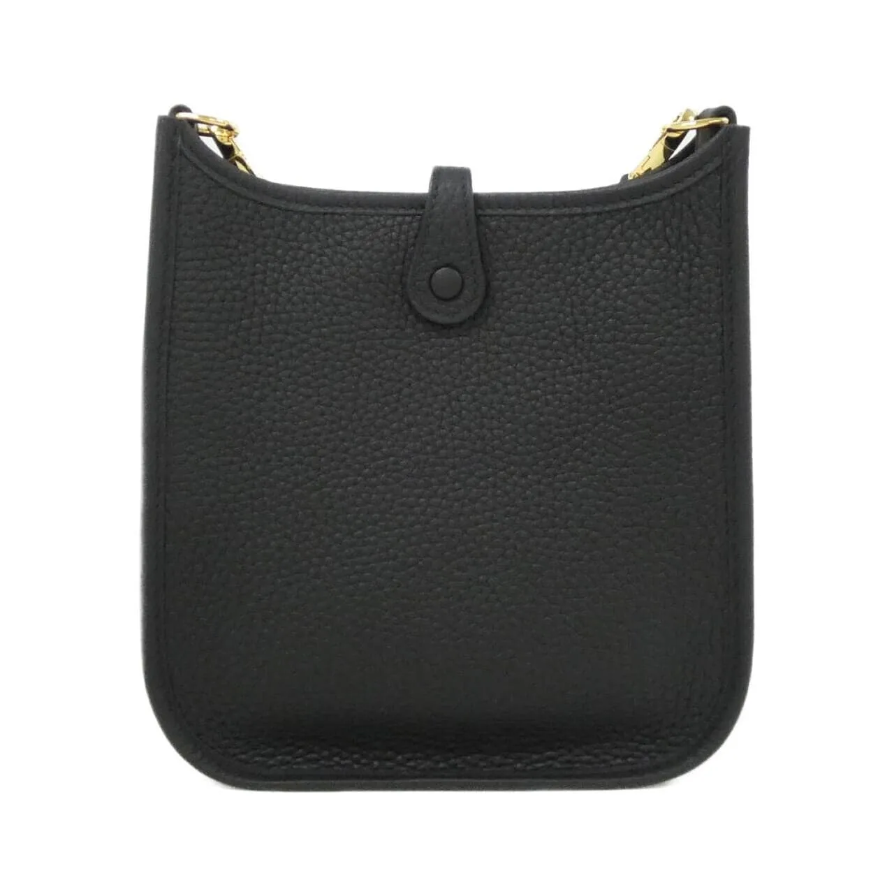 HERMES Evelyne 085945CC Shoulder Clemence Black Clemence Leather Unused - Thumbnail 2