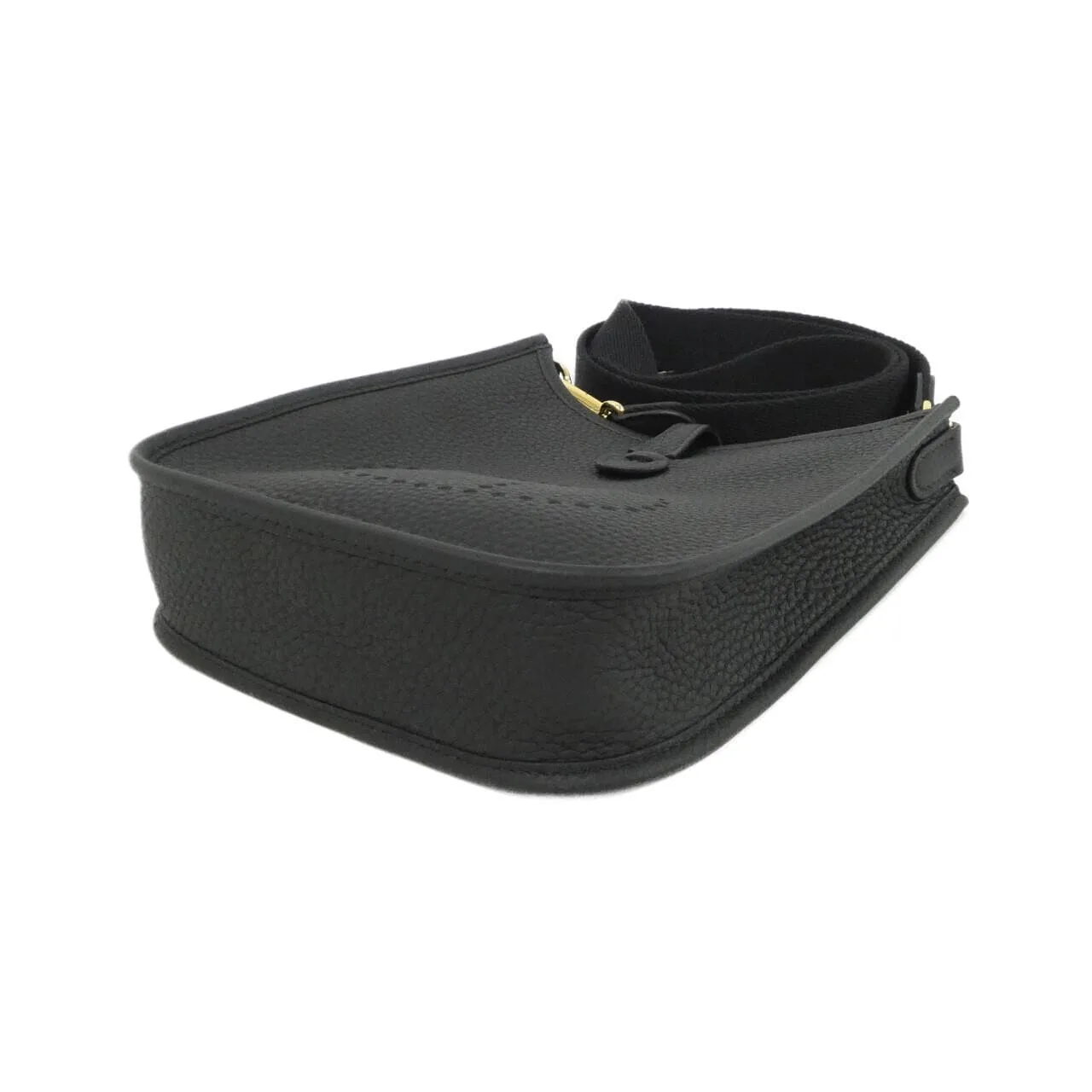 HERMES Evelyne 085945CC Shoulder Clemence Black Clemence Leather Unused - Thumbnail 3
